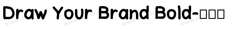 Draw Your Brand Bold字体转换